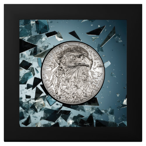 2024 3 oz Silver Burst - Bald Eagle Proof Silver Coin