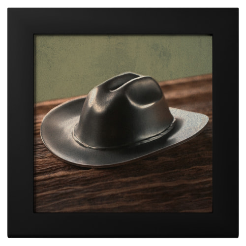 2024 1 oz Cowboy Hat Ultra High Relief Antique Silver Coin