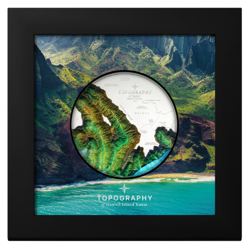 2024 5 oz Topography - Hawaii Proof Silver Coin