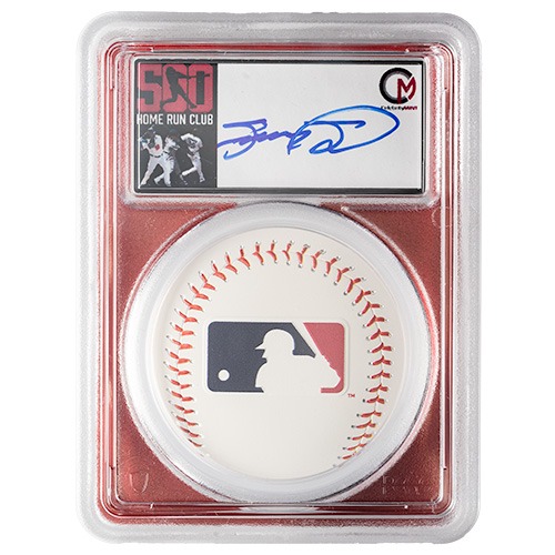 2024 1 oz PCGS PR-70 Sammy Sosa Autographed Label - Celebrity Mint 500 Home Run Club Proof Silver Coin