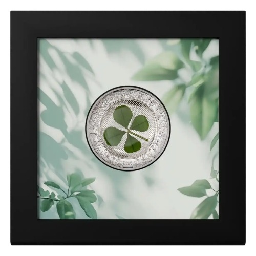 2026 1 oz Four Leaf Clover - Ounce of Luck Proof Silver Coin