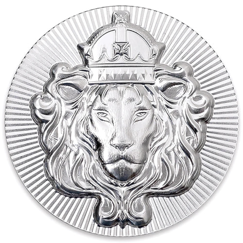 100 Gram Scottsdale Mint Silver Lion Stacker Round