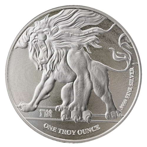2018 Roaring Lion Niue Silver Coin 1 oz - SD Bullion Exclusive