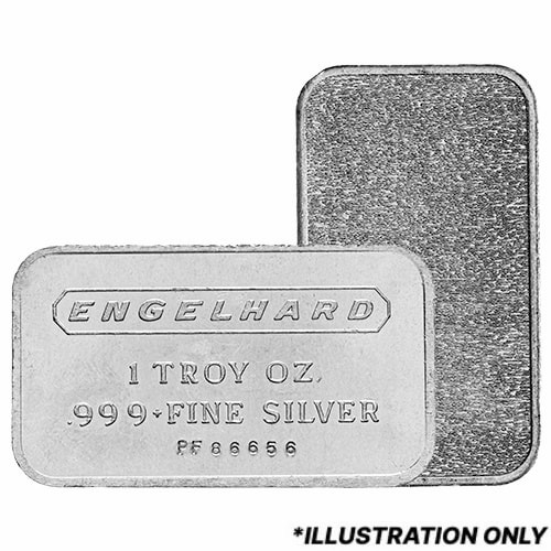 1 oz Engelhard Silver Bar