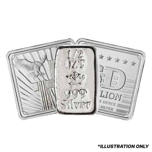 1/2 oz Silver Bar - Design Our Choice
