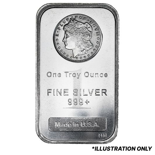 1 oz Silver Morgan Bar