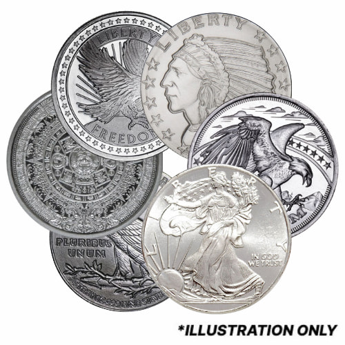 1/4 oz Silver Rounds - Design Our Choice