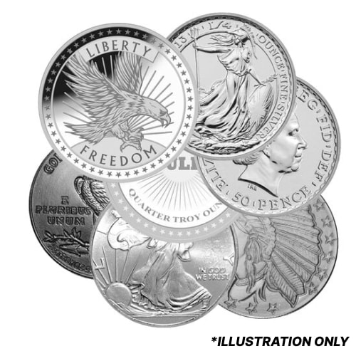 1/4 oz Silver Rounds - Design Our Choice