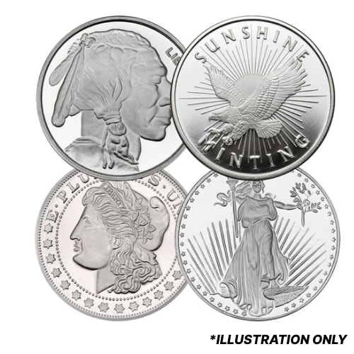 1/2 oz Silver Rounds - Design Our Choice