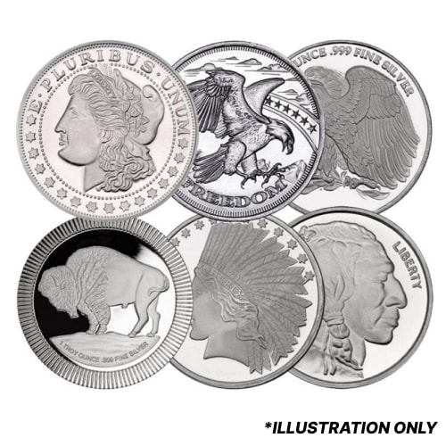 1 oz Silver Rounds (New) - Design Our Choice