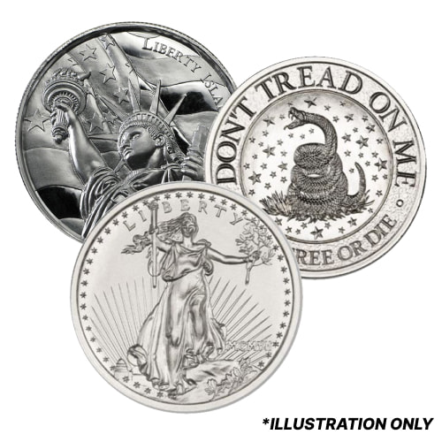 2 oz Silver Rounds - Design Our Choice