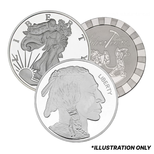 5 oz Silver Rounds - Design Our Choice