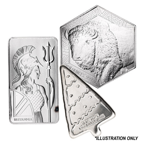 10 oz Silver - Various Forms, Design Our Choice