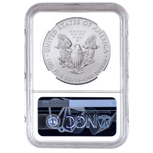 2017 NGC MS-69 American Silver Eagle Coin (Brown Label)