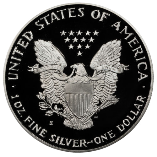 Buy 1987-S 1 oz American Silver Eagle Proof Coin w/Box & COA | SD