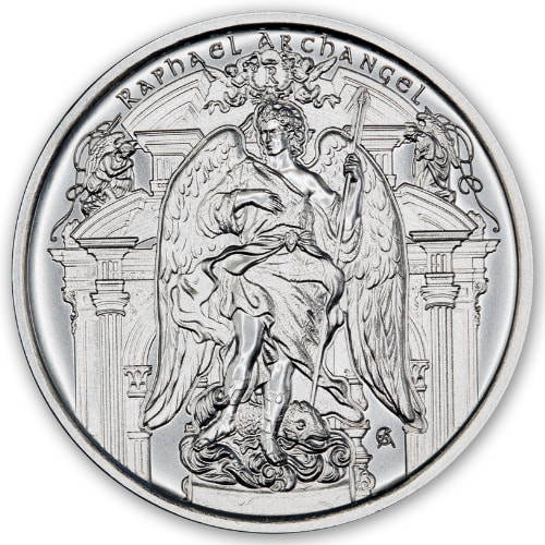 1 oz Archangel Raphael Silver Round