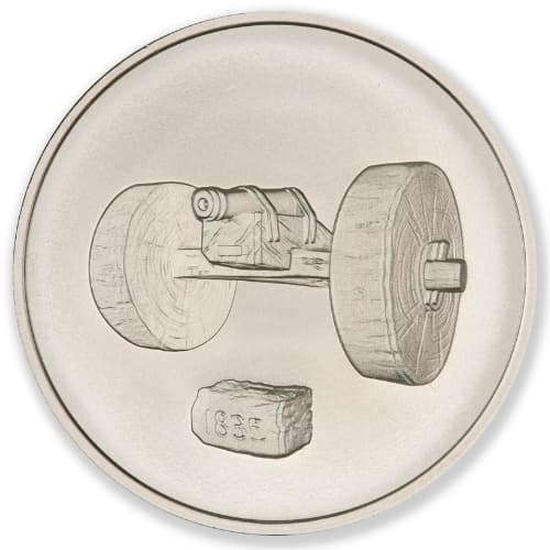 1 oz Gonzales Cannon Silver Round