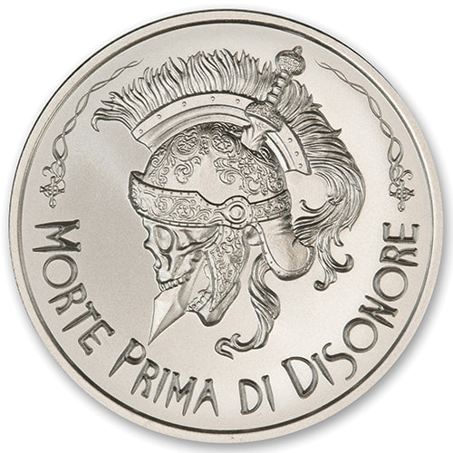 1.5 oz Morte Prima Di Disonore Silver Round