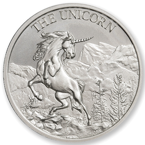 1.5 oz Unicorn Silver Round