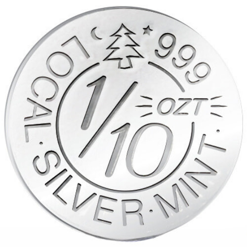 1/10th oz LSM Silver Round