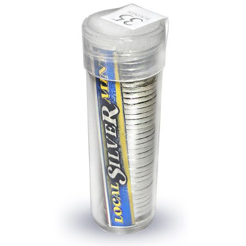 1/10 oz Silver Round Tube (35 Pieces)