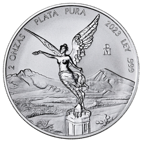 2023 2 oz Mexican Silver Libertad Reverse Proof Coin