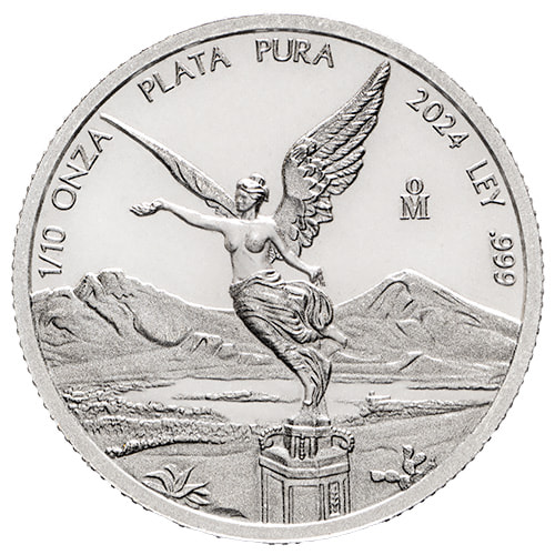 2024 1/10 oz Mexican Libertad Silver Coin BU