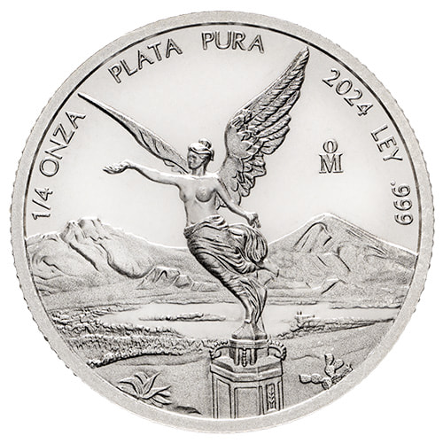 2024 1/4 oz Mexican Libertad Silver Coin BU