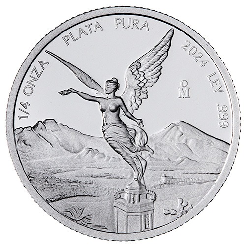 2024 1/4 oz Mexican Silver Libertad Proof Coin