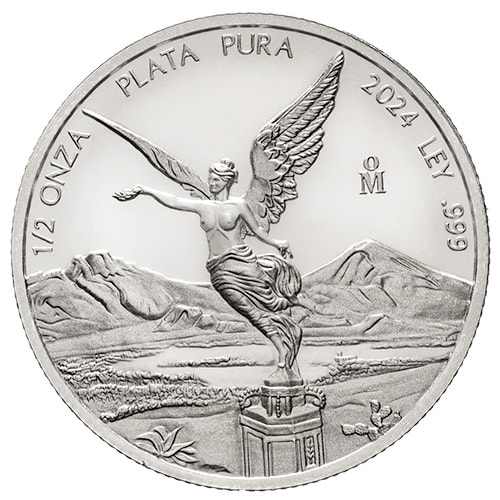 2024 1/2 oz Mexican Silver Libertad Coin BU