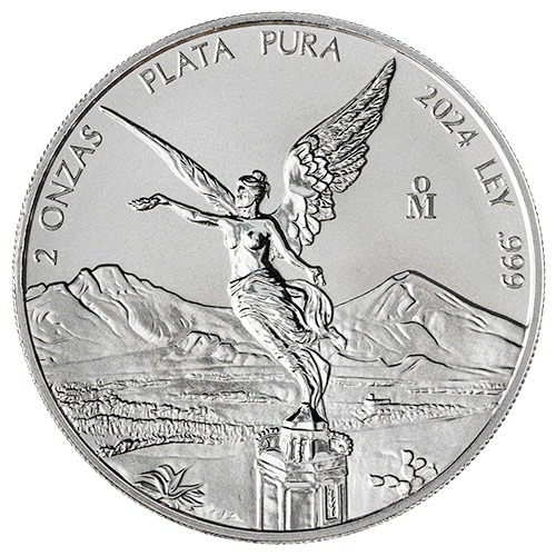 2024 2 oz Mexican Silver Libertad Reverse Proof Coin