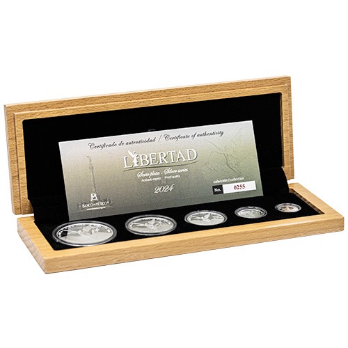 2024 Mexican Silver Libertad Proof Coin Set - Box & COA