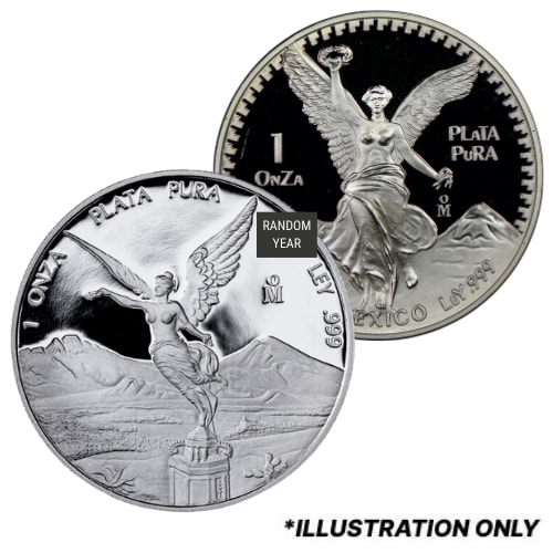 1 oz Mexican Silver Libertad Proof Coin - Random Year