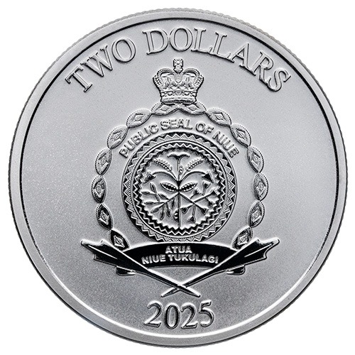 2025年（新品）USA ザ・アイ シルバー 1オンス ラウンド Buy 2025 1 oz Roaring Lion Silver Coin | SD Bullion