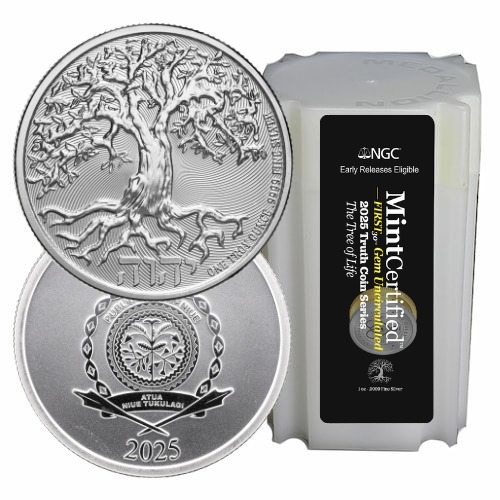 2025 1 oz Silver Tree of Life NGC & SD Bullion MintCertified™ FIRST30 | Sealed Tube
