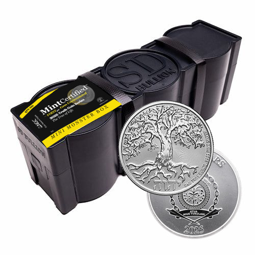 2025 Silver Tree of Life NGC SD Bullion MintCertified FIRST30 | Mini Monster Box (100 oz)