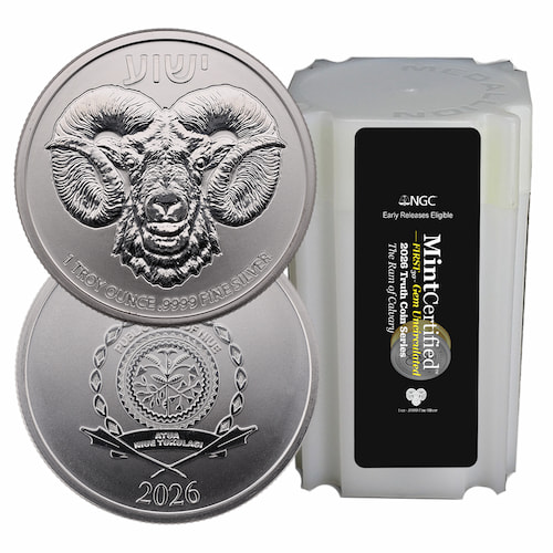 2026 1 oz Silver Ram of Calvary NGC MintCertified™ FIRST30 | Sealed Tube