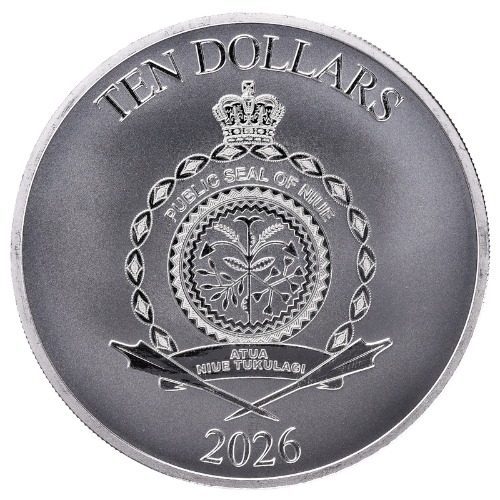 Buy 2026 5 oz Roaring Lion High Relief Silver Coin | SD Bullion