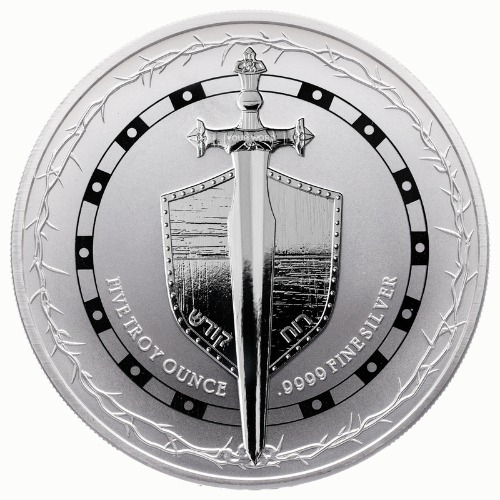 Buy 2026 5 oz Sword of Truth High Relief Silver Coin | SD Bullion