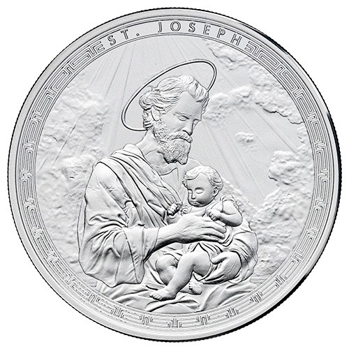 2025 1 oz Patron Saints: St. Joseph Proof Silver Coin