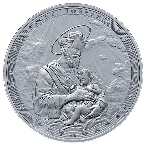 2025 1 oz Patron Saints: St. Joseph Black Proof Silver Coin