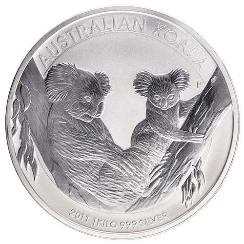 2011 1 Kilo Australian Koala Silver Coin