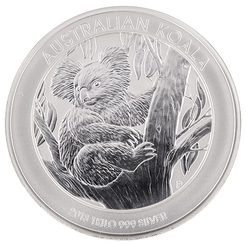 2013 1 Kilo Australian Koala Silver Coin