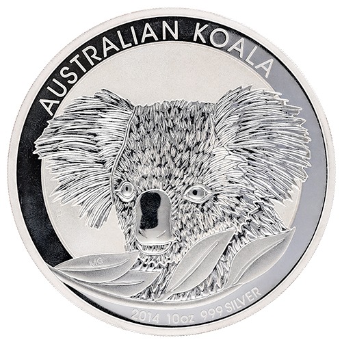2014 10 oz Australian Koala Silver Coin