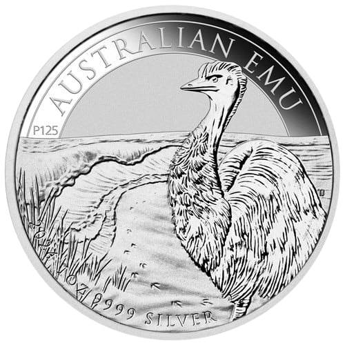 2024 1 oz Australian Emu Silver Coin