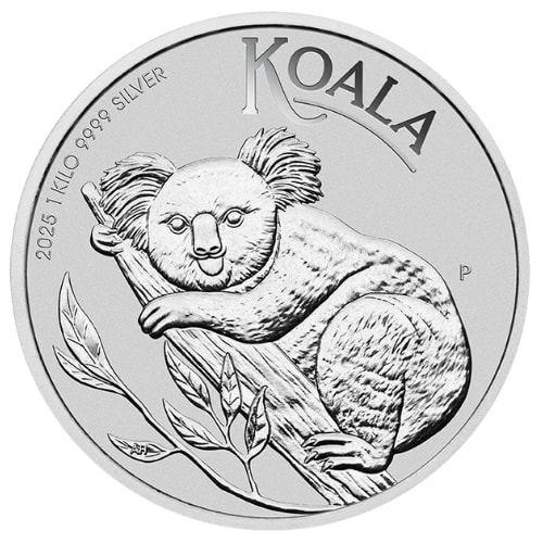 2025 1 Kilo Australian Koala Silver Coin BU