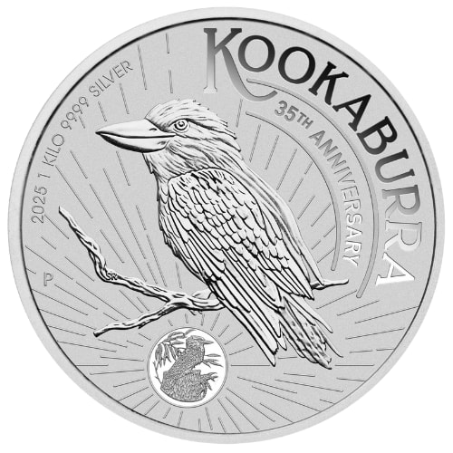 2025 1 Kilo Australian Silver Kookaburra Coin BU