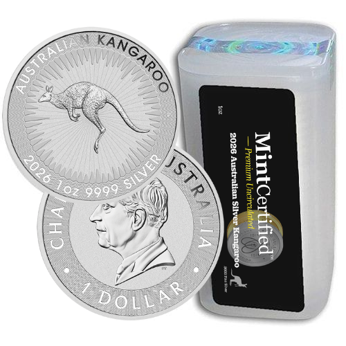 2026 Silver Kangaroo MintCertified™ Premium Uncirculated | Sealed Tube