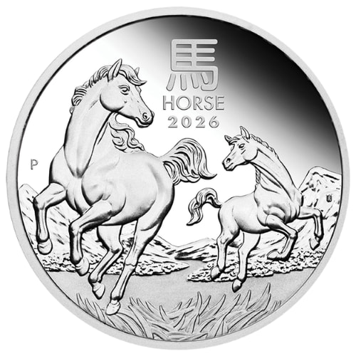 2026 1 oz Year of the Horse Silver Proof Coin – Lunar Series III