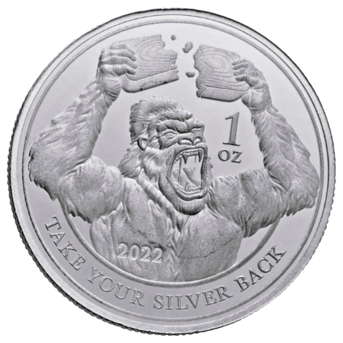 2022 1 oz Silverback PM Silver Round